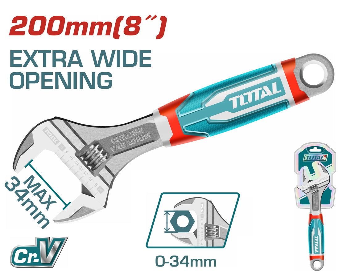 Adjustable wrench 8"