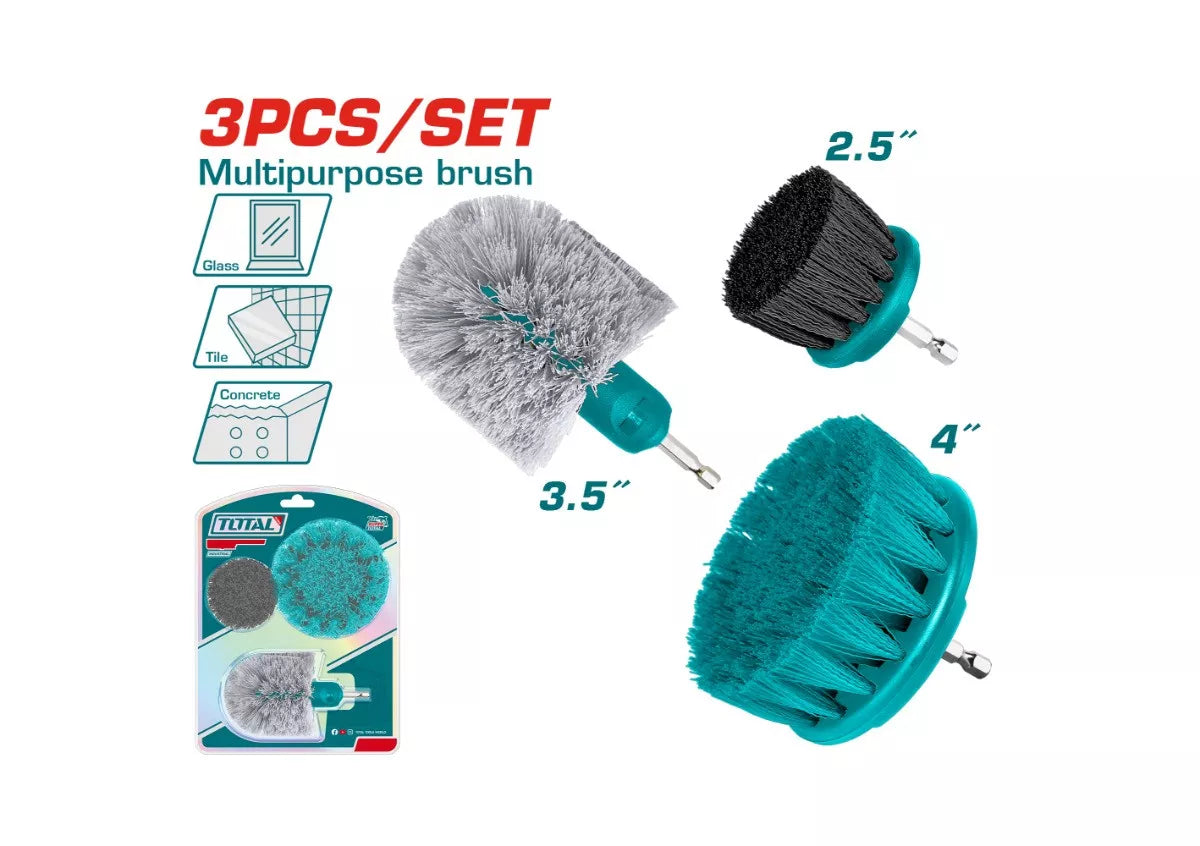 3 Pcs Multipurpose brush set