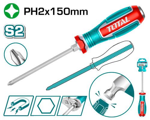 Phillips go-through screwdriver 150mm