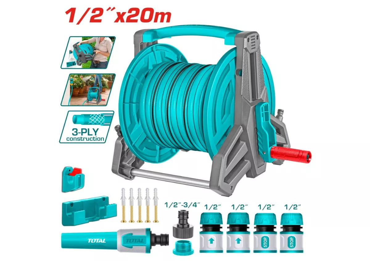 Hose reel set 20m