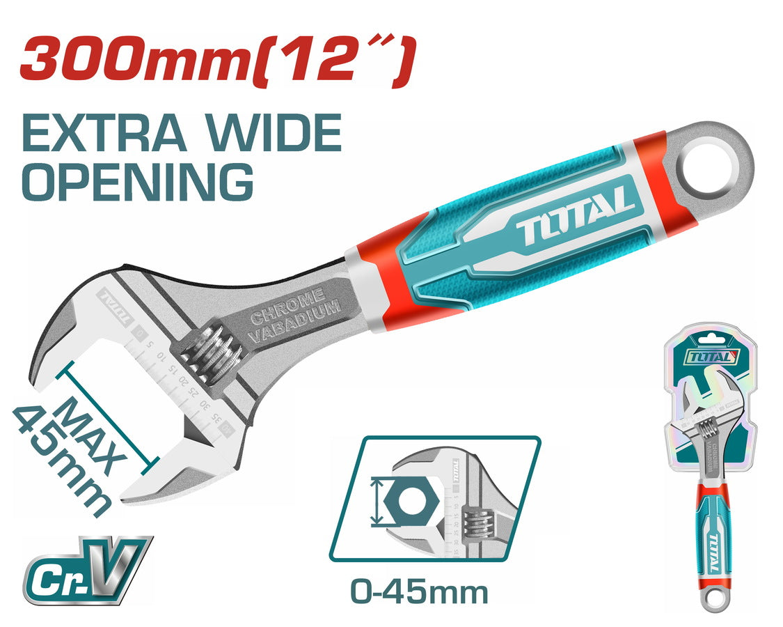 Adjustable wrench 12"