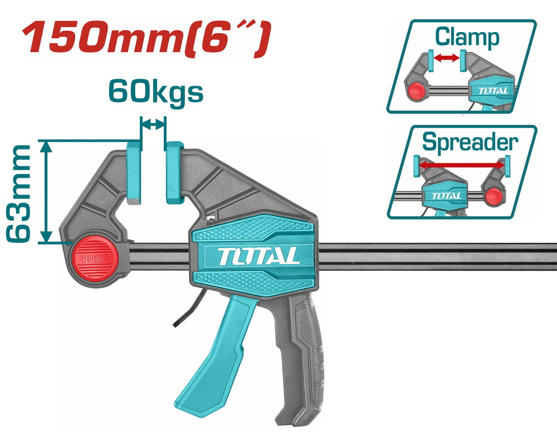 Quick bar clamp 6"