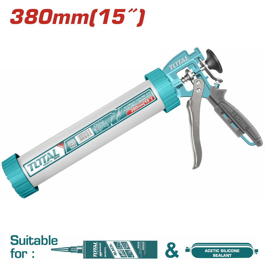 Aluminum caulking gun 15"