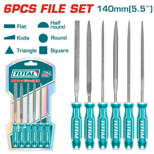 6 Pcs file set 5.5"