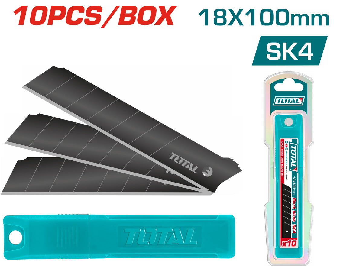 10 Pcs 18mm knife blades set SK4