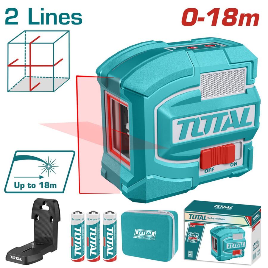 Self-leveling line laser 2 lines