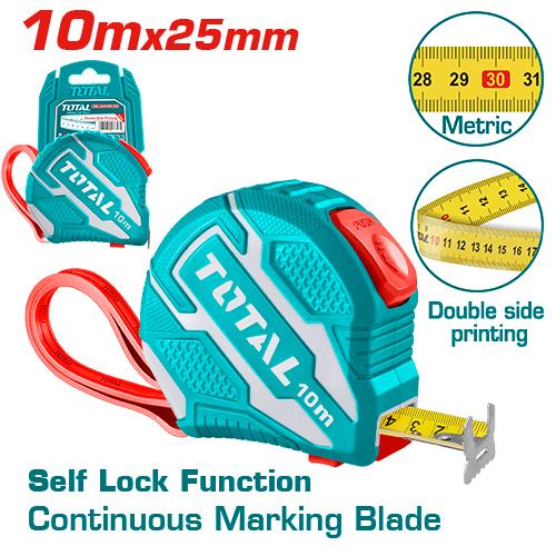 Steel measuring tape 10m