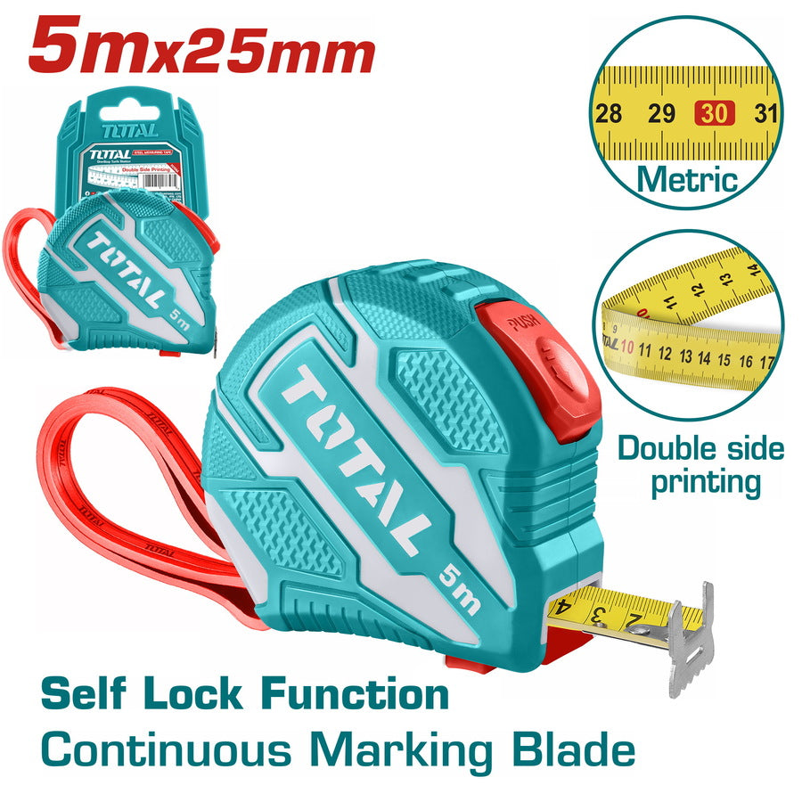 Steel measuring tape 5m